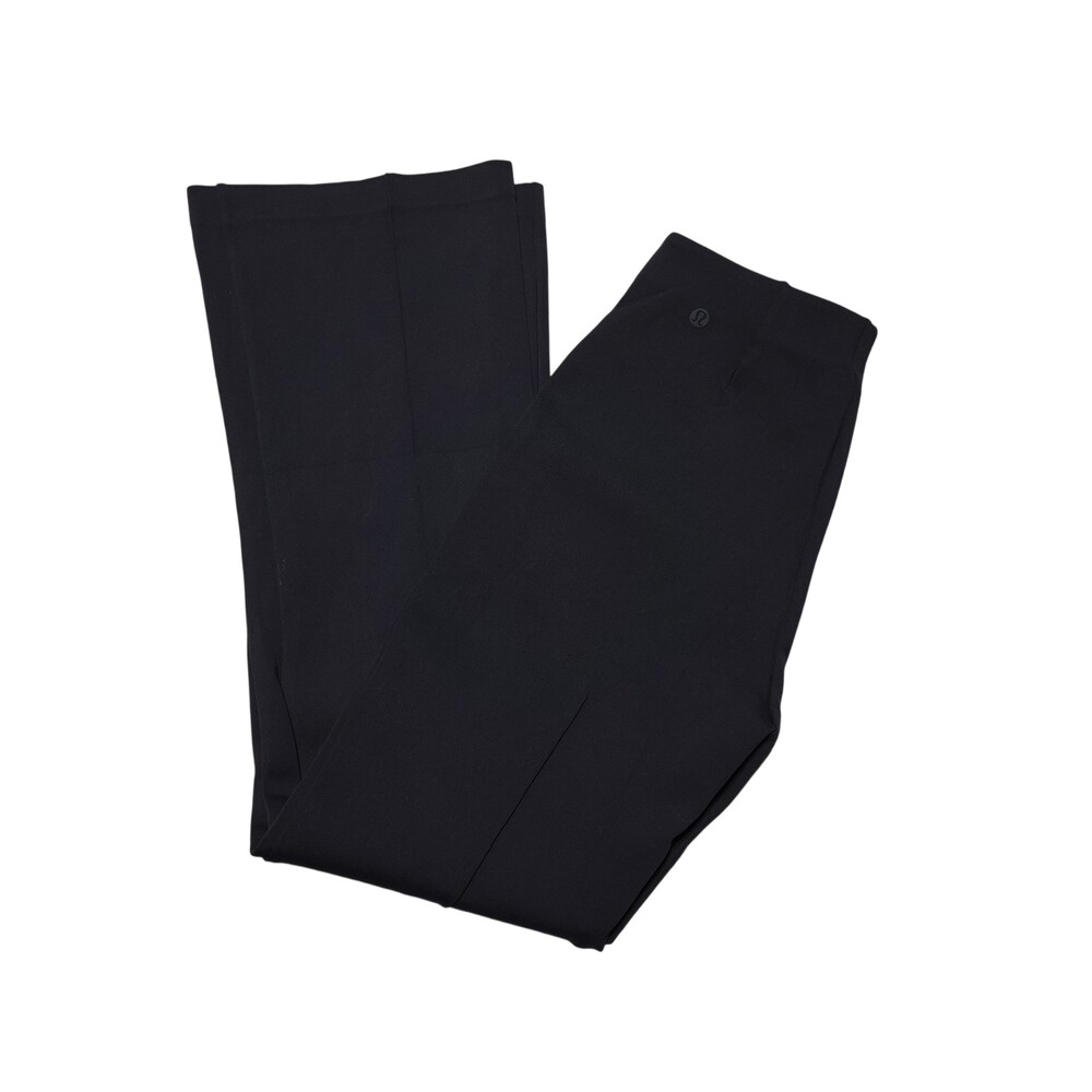 Lululemon Pants Womens Small Black Straight Leg Pull On Stretch Yoga Athletic
